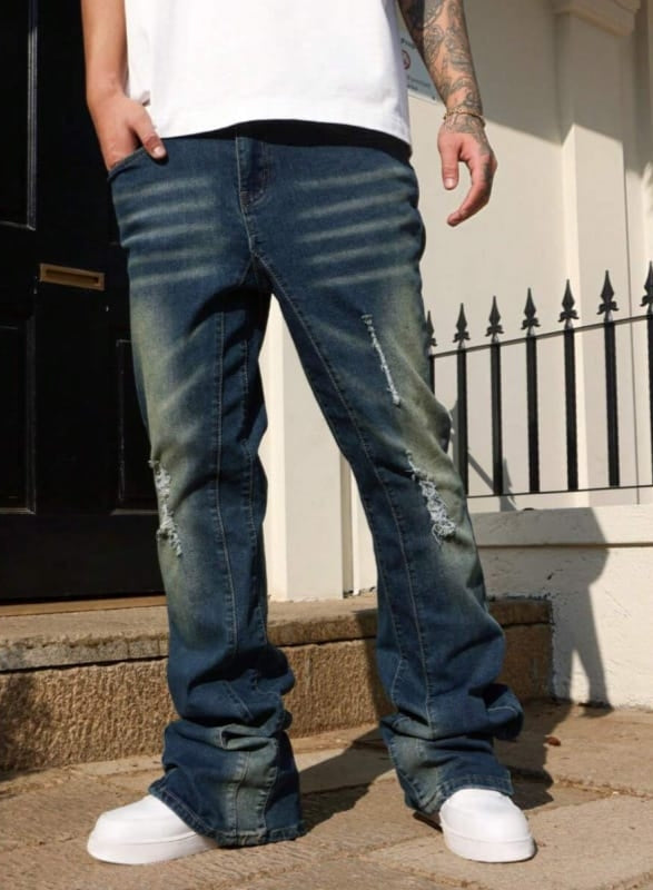 BLUDARK- denim flare Driply