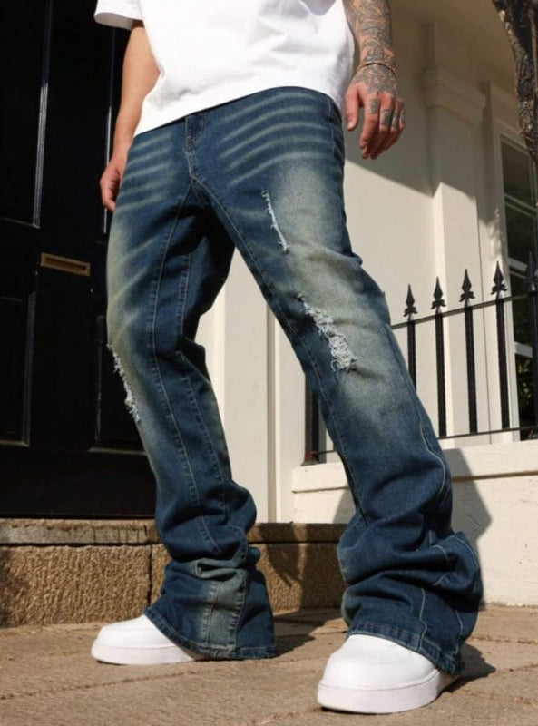 BLUDARK- denim flare Driply