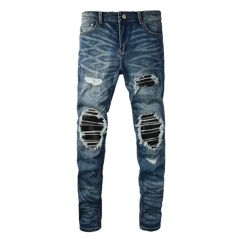 Black Patch Jeans Driply