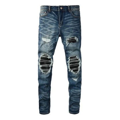 Black Patch Jeans Driply