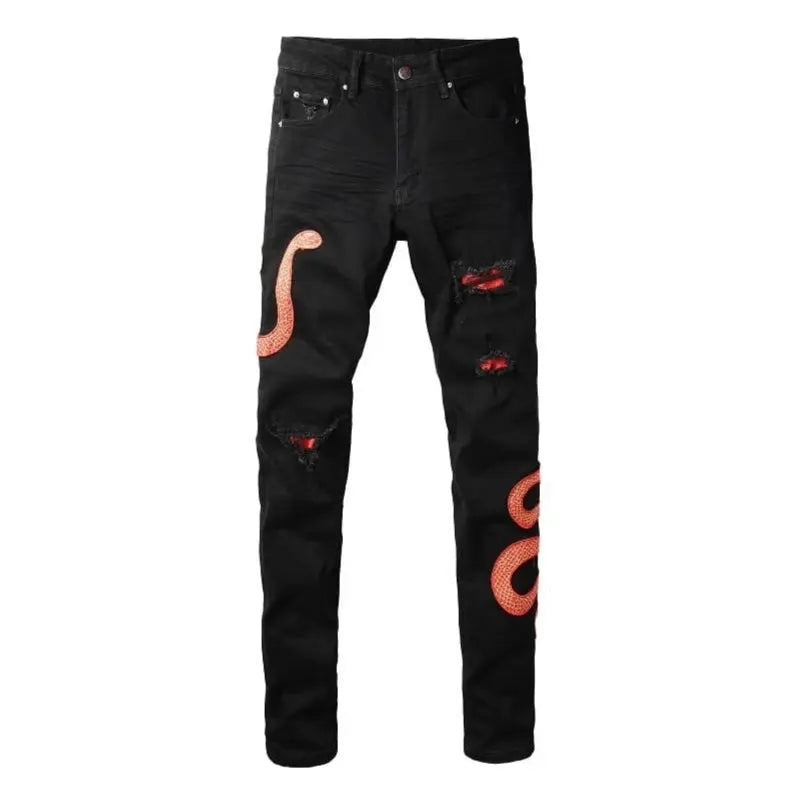 Red snaked jeans ★LIMITED EDITION★ Driply