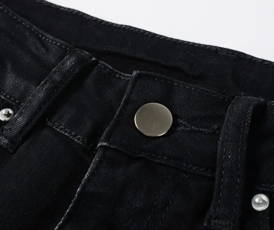 Black flash jeans Driply