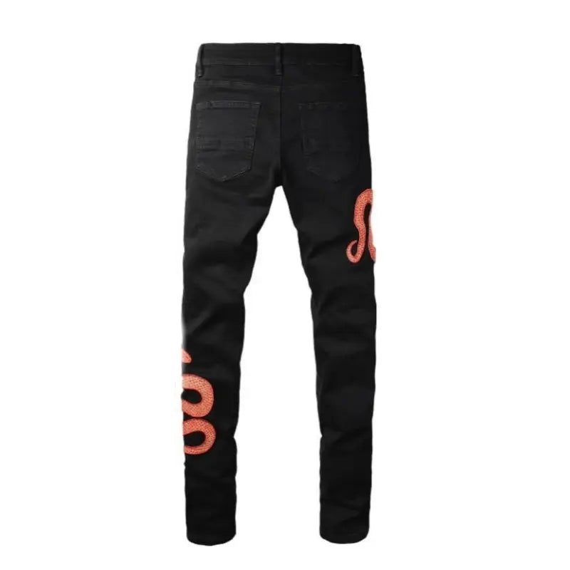 Red snaked jeans ★LIMITED EDITION★ Driply