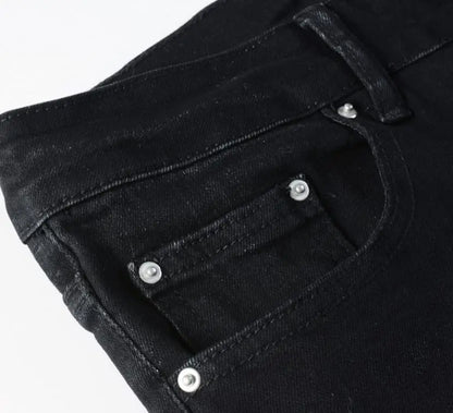 Black flash jeans Driply